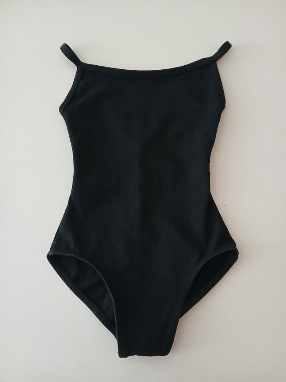 Capezio Black V Neck Back Leotard - kids XS / 4-6